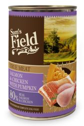 Sam's Field True Meat Salmon & Chicken with Pumpkin konzerves eledel  400 g