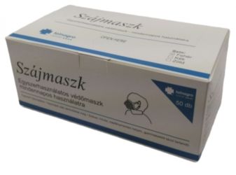 SZÁJMASZK FILT. GUMIS TGO  50 db