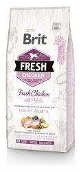 Brit Fresh Puppies & Junior Dogs Healthy Growth - Csirke és burgonya  2.5 kg