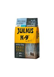Julius K-9 Grain Free Adult Utility Dog - Wild Boar & Berry  3 kg