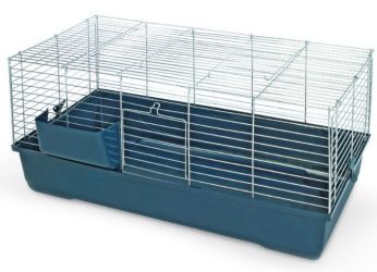 Baldo nyúlketrec  Króm- Kék - 100x53x46 cm