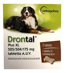 Drontal® Plus XL tabletta A.U.V.  2 tabletta