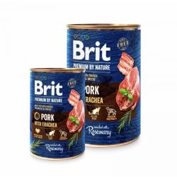 Brit Premium by Nature Adult Pork with Trachea  800 g