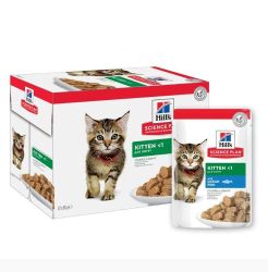 Hill's Science Plan Kitten nedves macskatáp, hal 12 x  85 g
