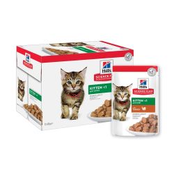 Hill's Science Plan Kitten nedves macskatáp, pulyka 12 x  85 g