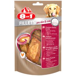 8 in 1 Fillets Pro Skin & Coat - jutalomfalat  80 g