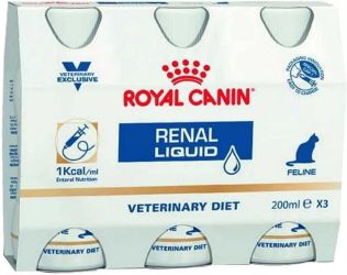 Royal Canin Renal Liquid macskáknak 3 x  200 ml