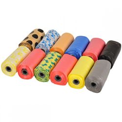 Flamingo kutyagumigyűjtő zacskó - színes 12 x  20 db