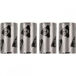 Flamingo extra erős kutyagumigyűjtő zacskó - ezüst mintás 4 x  15 db