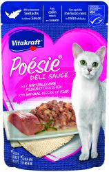 Vitakraft Poésie Déli Sauce macskáknak - fekete tőkehal  85 g
