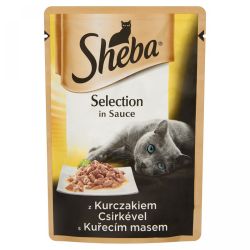 Sheba Selection alutasakos eledel csirkével 24 x  85 g