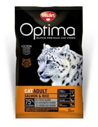 Visán Optimanova Cat Adult Salmon & Rice  8 kg