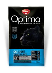 Visán Optimanova Cat Light Chicken & Rice  8 kg