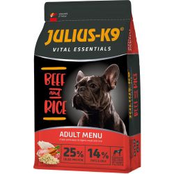 Julius-K9 Vital Essentials Adult Menu - Beef & Rice  12 kg