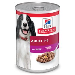 Hill's Science Plan Adult kutyatáp, marha - konzerv  370 g