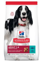 Hill's Science Plan Adult Medium száraz kutyatáp, tonhal és rizs  12 kg