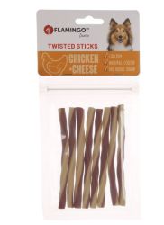 Flamingo Duetto Twisted Sticks - csirkés és sajtos csavart rudak  85 g