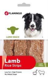 Flamingo Lamb Snack - bárányos és rizses csíkok  85 g