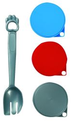 Flamingo konzerv tető és kanál  1 db