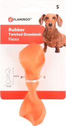 Flamingo Rubber Flexo Twisted Dumbell - csavart gumi súlyzó  10 cm