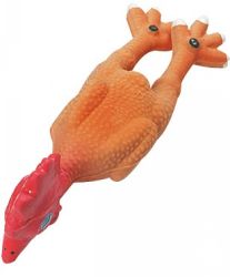 Flamingo latex mini állatok csirke   1 db