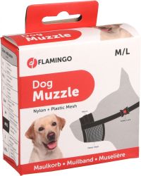Flamingo nylon szájkosár  25-32 cm/44-74 cm