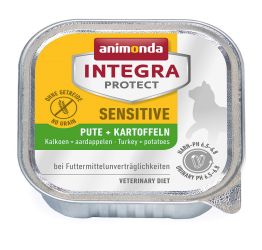 Animonda Cat Integra Protect Sensitive alutálkás, pulyka és burgonya  100 g