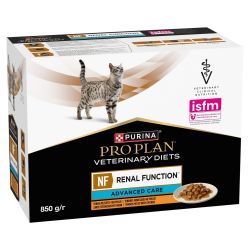 Pro Plan Veterinary Diets NF Renal Function Advanced Care Chicken nedves eledel macskák számára - csirkés 10 x  85 g