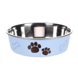 Flamingo Bella Kena fémtál kutyáknak - kék  800 ml