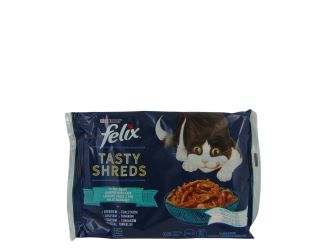 Felix Tasty Shreds halas válogatás szószban 4 x  80 g