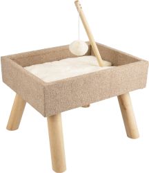 Flamingo macskabútor - Scandi ágy  Bézs - 43 x 33 x 30 cm