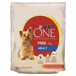 Purina ONE Mini Adult száraz kutyaeledel  800 g