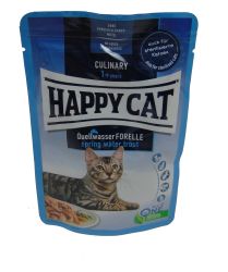 Happy Cat Culinary Quellwasser Forelle alutasakos eledel - Pisztráng  85 g