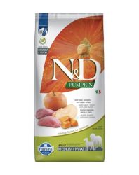 N&D Pumpkin Dog Adult Medium & Maxi Boar & Apple  12 kg