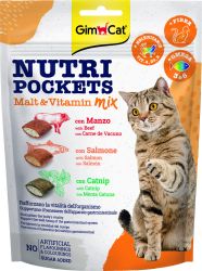 GimCat Nutri Pockets Maláta & Vitamin Mix  150 g