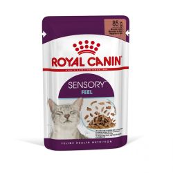 Royal Canin Sensory Feel - szószos nedves táp felnőtt macskák részére 12 x  85 g