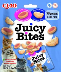 Inaba Cat Juicy Bites - tonhal és csirke 3 x  11.3 g