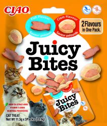 Inaba Cat Juicy Bites - hal és kagyló 3 x  11.3 g