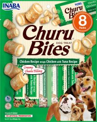 Inaba Dog Churu Bites - csirke tonhallal 8 x  12 g