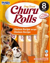 Inaba Dog Churu Rolls - csirke 8 x  12 g