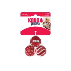 KONG karácsonyi Squekair Ball  S 