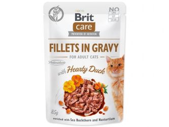 Brit Care Cat Fillets in Gravy - Duck  85 g
