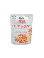 Brit Care Cat Fillets in Gravy - Salmon  85 g
