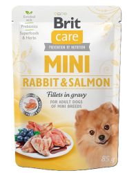 Brit Care Mini Fillets in Gravy - Rabbit & Salmon  85 g