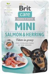 Brit Care Mini Fillets in Gravy - Salmon & Herring  85 g