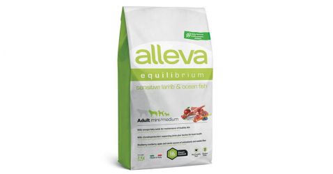 Alleva Equilibrium Adult Mini/Medium Dog Sensitive - bárány és hal  2 kg