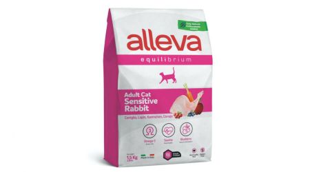 Alleva Equilibrium Adult Cat Sensitive - nyúl  1.5 kg