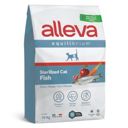 Alleva Equilibrium Sterilized Cat - hal  10 kg