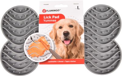 Flamingo Lick Pad - Yummee csont alakú nyalószőnyeg l-es   1 db