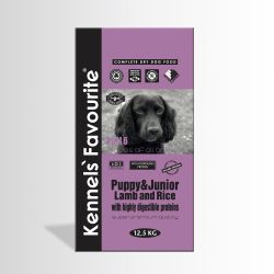Kennels' Favourite Puppy & Junior Lamb and Rice  12.5 kg
